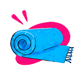 Carpet cleaning illustration
